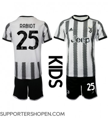 Juventus Adrien Rabiot #25 Hemmatröja Barn 2022-23 Kortärmad (+ korta byxor)
